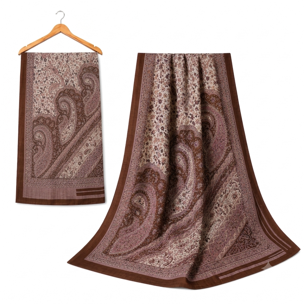 Stylengift Premium Lawn Printed Hijabs | Imported High-Quality Summer Scarf-SH-192
