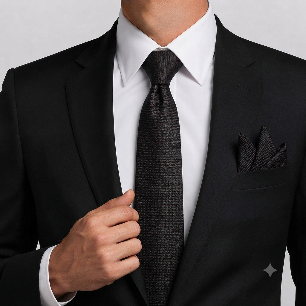 Men’s Tie & Pocket Square Set – Premium Formal Combo - TPS-104New