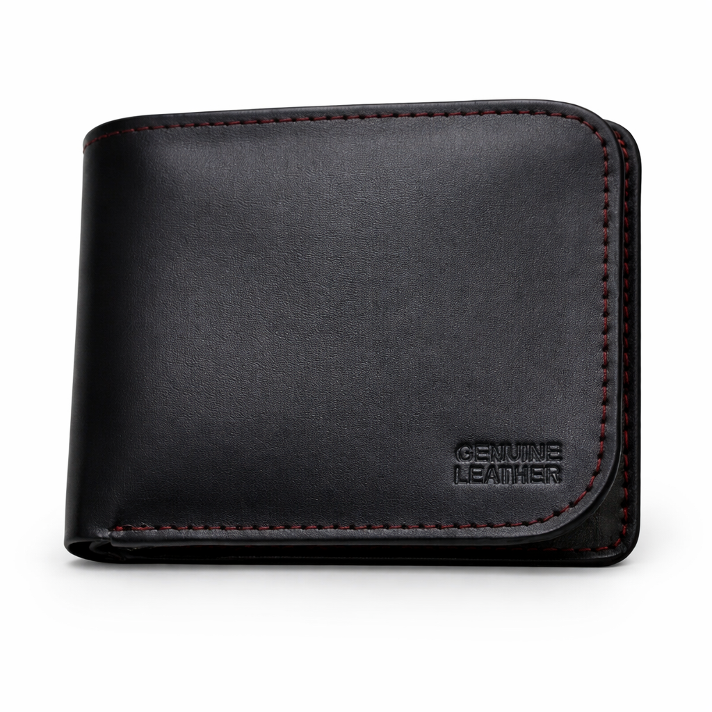 Premium Round Cut Pure 100% Leather Wallet – WL-116