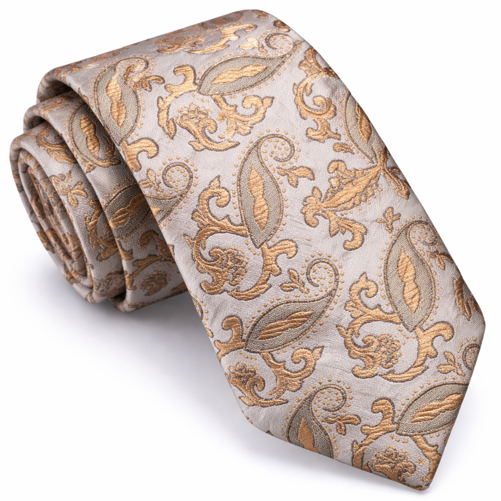 Men’s Tie & Pocket Square Set – Premium Formal Combo