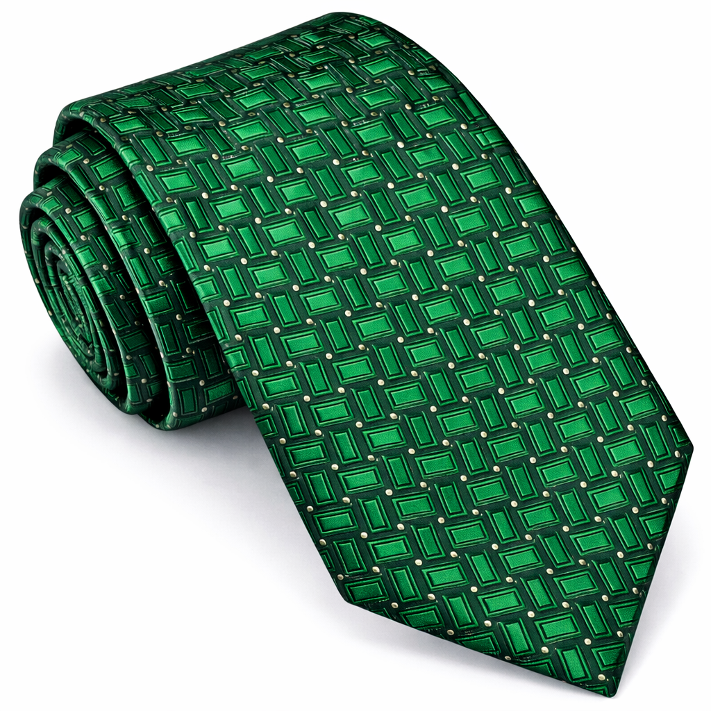 Men’s Tie & Pocket Square Set – Premium Formal Combo