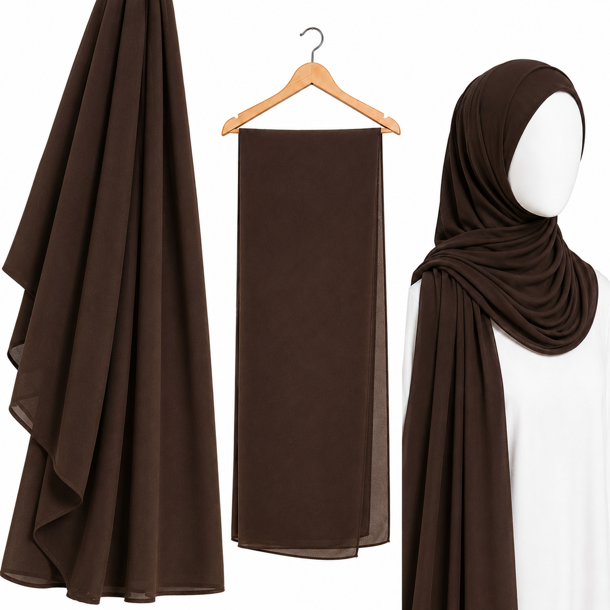 Stylengift Premium Chiffon Hijab – Ultra-Soft & Lightweight-SH-110
