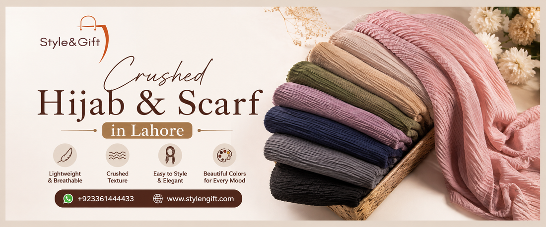 Crushed Hijab & Scarf in Lahore