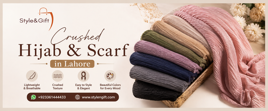 Crushed Hijab & Scarf in Lahore