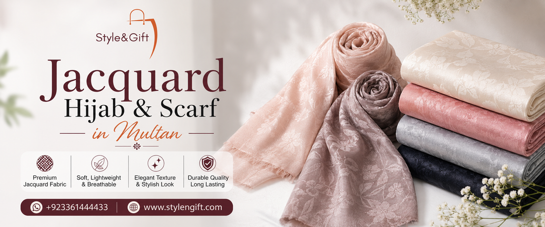 Jacquard Hijab & Scarf in Multan