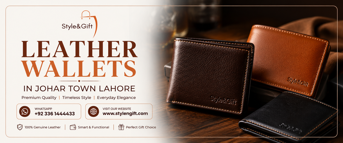Leather Wallets in Johar Town Lahore | Style & Gift