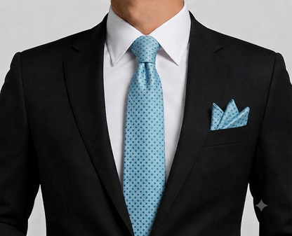 Men’s Tie & Pocket Square Set – Premium Formal Combo - TPS-106 New
