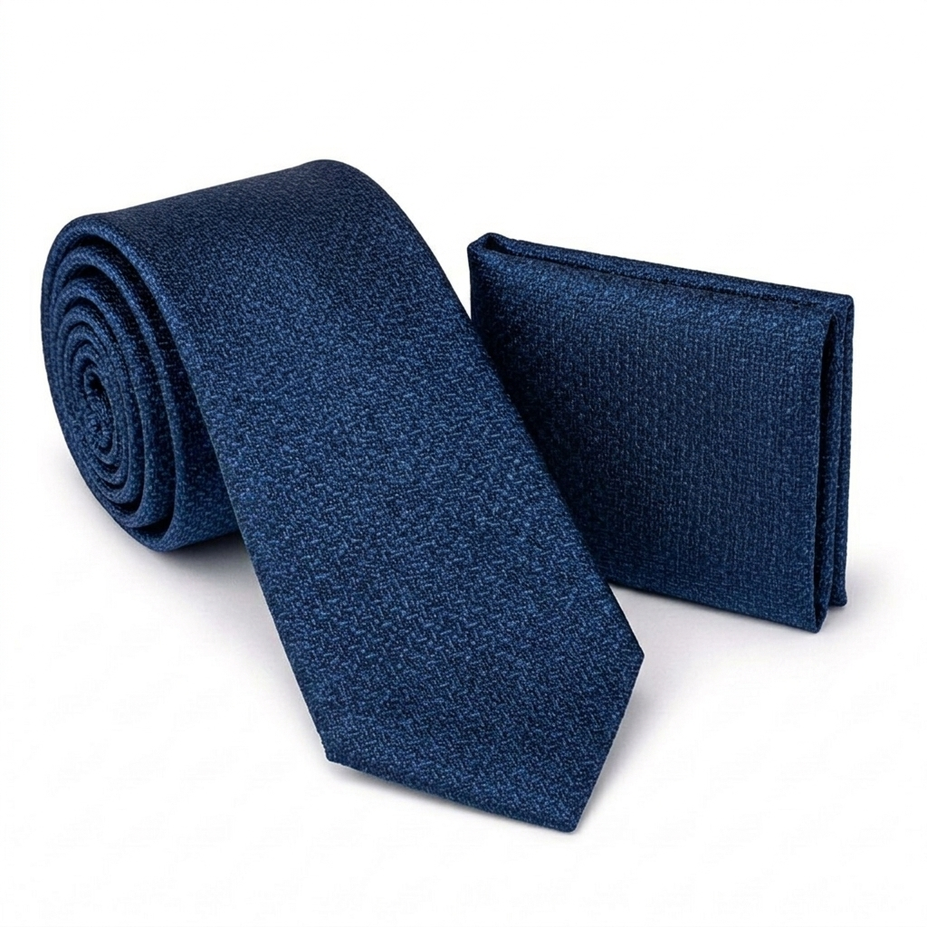 Men’s Tie & Pocket Square Set – Premium Formal Combo-TPS-041