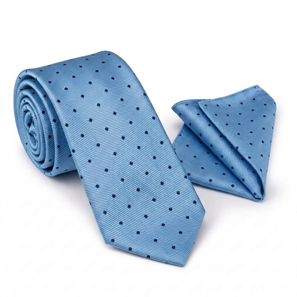Men’s Tie & Pocket Square Set – Premium Formal Combo-TPS-043