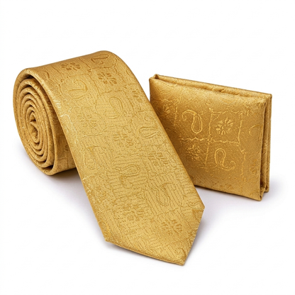 Men’s Tie & Pocket Square Set – Premium Formal Combo-TPS-047