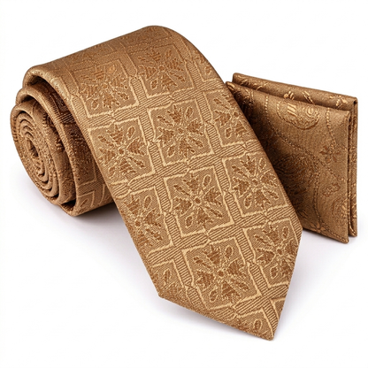 Men’s Tie & Pocket Square Set – Premium Formal Combo-TPS-049