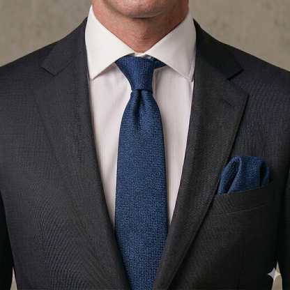 Men’s Tie & Pocket Square Set – Premium Formal Combo-TPS-041