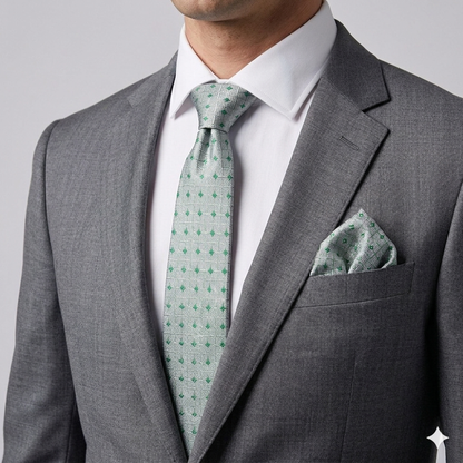 Men’s Tie & Pocket Square Set – Premium Formal Combo - TPS-29