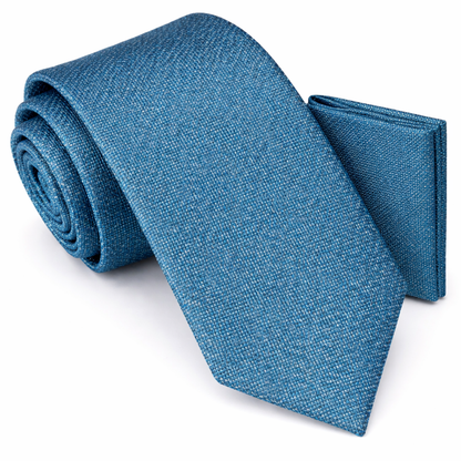 Men’s Tie & Pocket Square Set – Premium Formal Combo