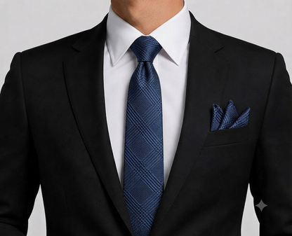 Men’s Tie & Pocket Square Set – Premium Formal Combo - TPS-103 New