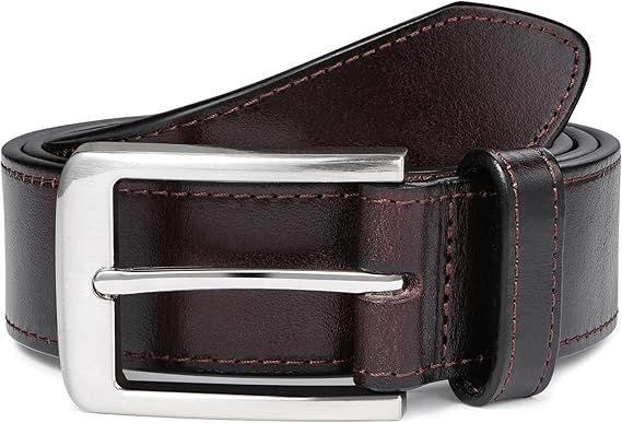 Men’s Genuine Leather Dress Belt – Handmade 100% Cow Leather