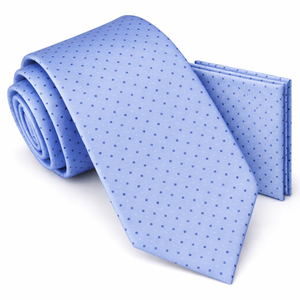 Men’s Tie & Pocket Square Set – Premium Formal Combo