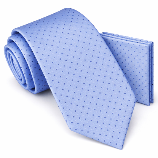 Men’s Tie & Pocket Square Set – Premium Formal Combo
