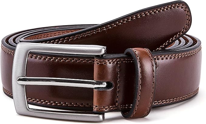 Men’s Genuine Leather Dress Belt – Handmade 100% Cow Leather