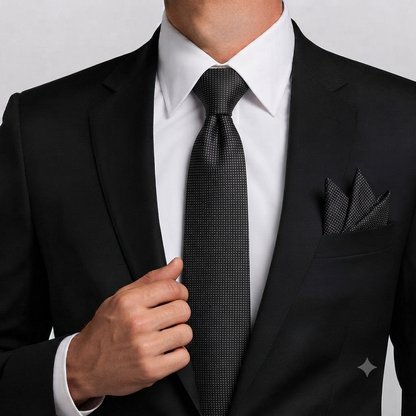 Men’s Tie & Pocket Square Set – Premium Formal Combo - TPS-105 New