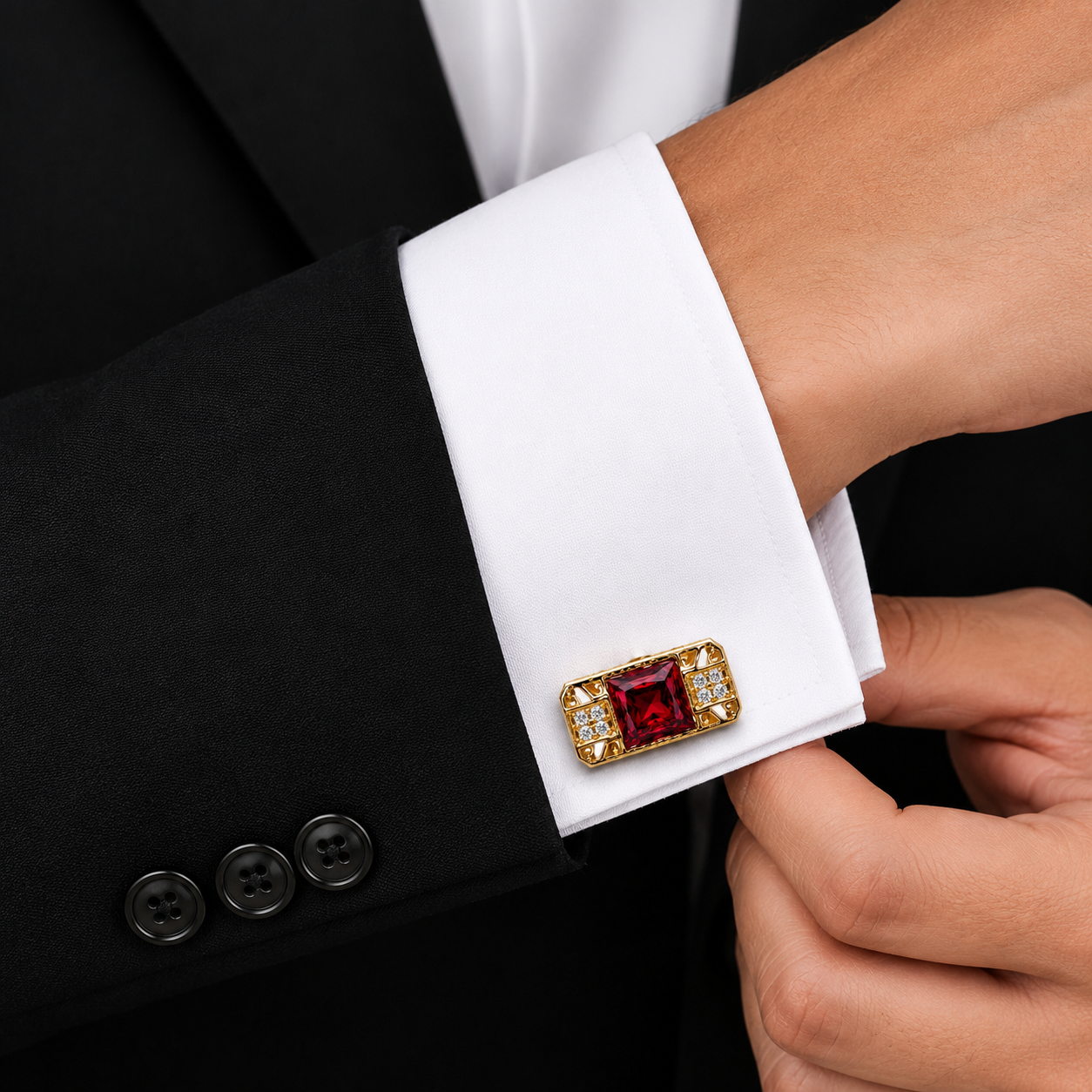 Style&Gift Premium Men’s Cufflinks – Timeless Elegance for Modern Men -NEW- CUF- 2008