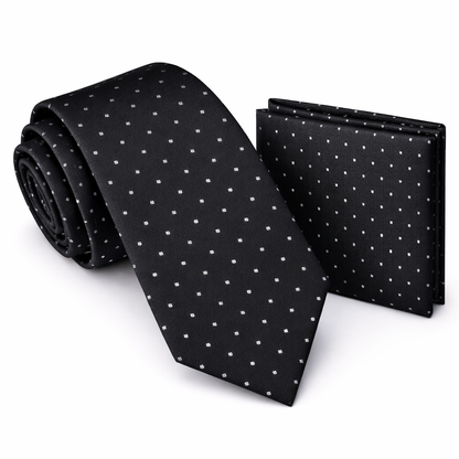 Men’s Tie & Pocket Square Set – Premium Formal Combo