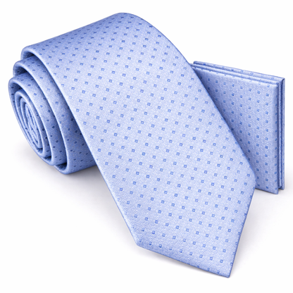 Men’s Tie & Pocket Square Set – Premium Formal Combo