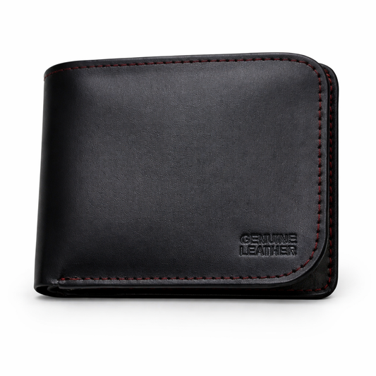 Premium Round Cut Pure 100% Leather Wallet – WL-116