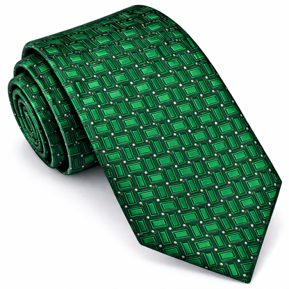 Men’s Tie & Pocket Square Set – Premium Formal Combo