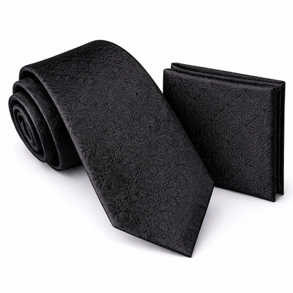 Men’s Tie & Pocket Square Set – Premium Formal Combo - TPS-034