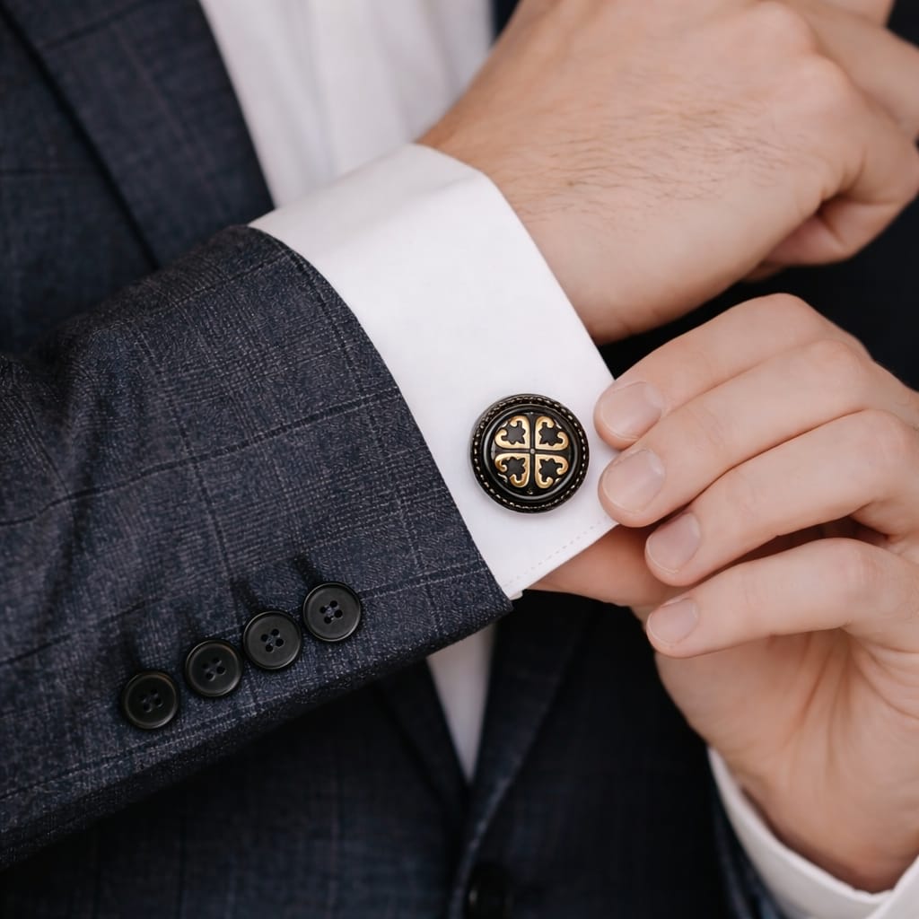 Style&Gift Premium Men’s Cufflinks – Timeless Elegance for Modern Men - CUF-1514