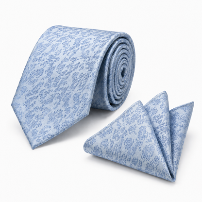 Men’s Tie & Pocket Square Set – Premium Formal Combo-TPS-053