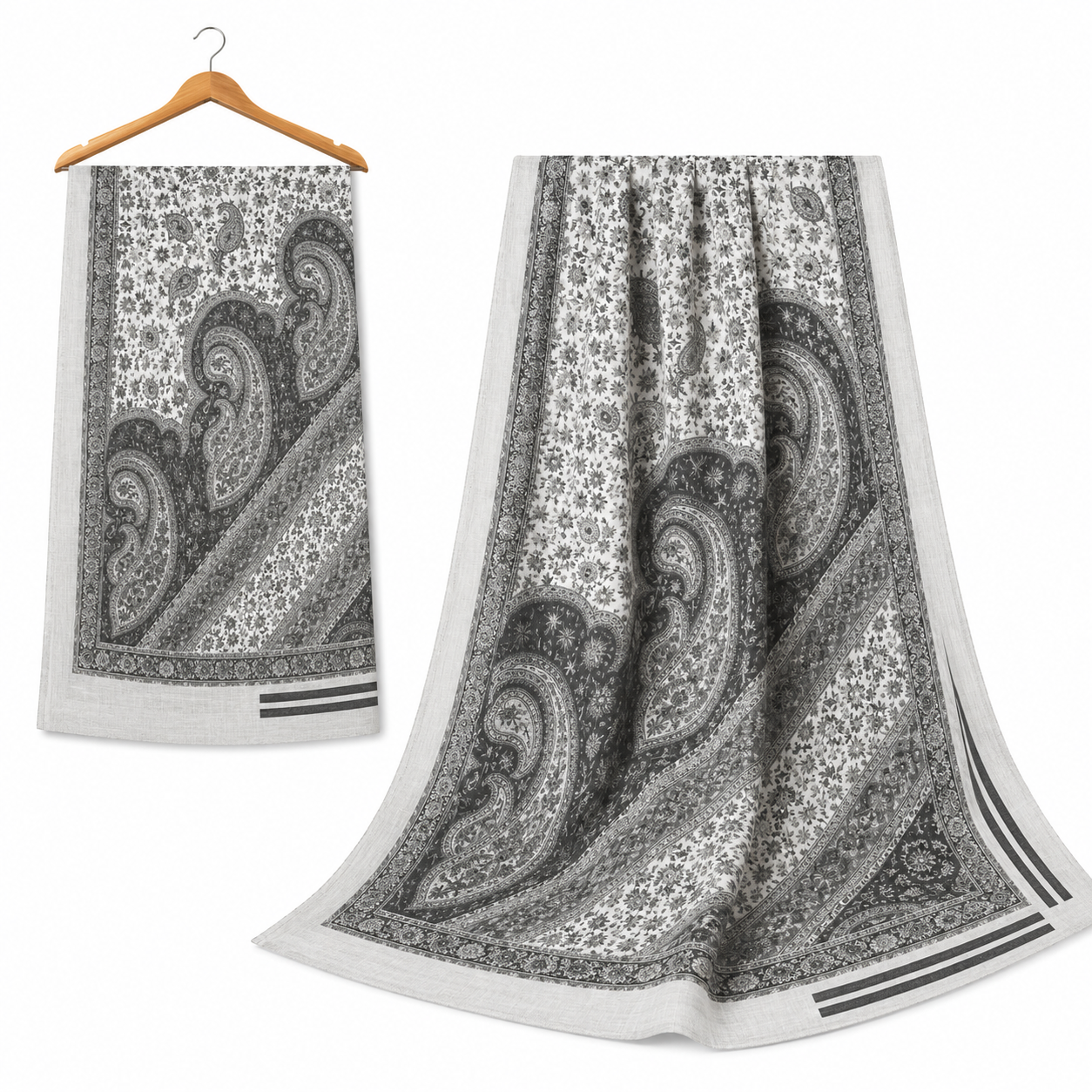 Stylengift Premium Lawn Printed Hijabs | Imported High-Quality Summer Scarf-SH-190