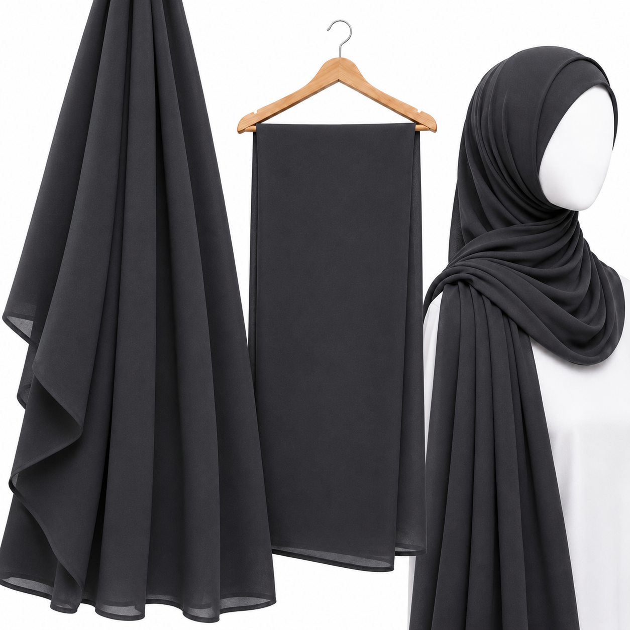 Stylengift Premium Chiffon Hijab – Ultra-Soft & Lightweight-SH-104