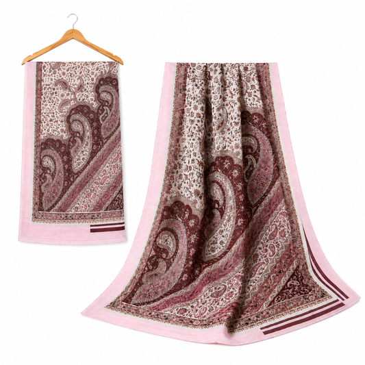 Stylengift Premium Lawn Printed Hijabs | Imported High-Quality Summer Scarf-SH-189