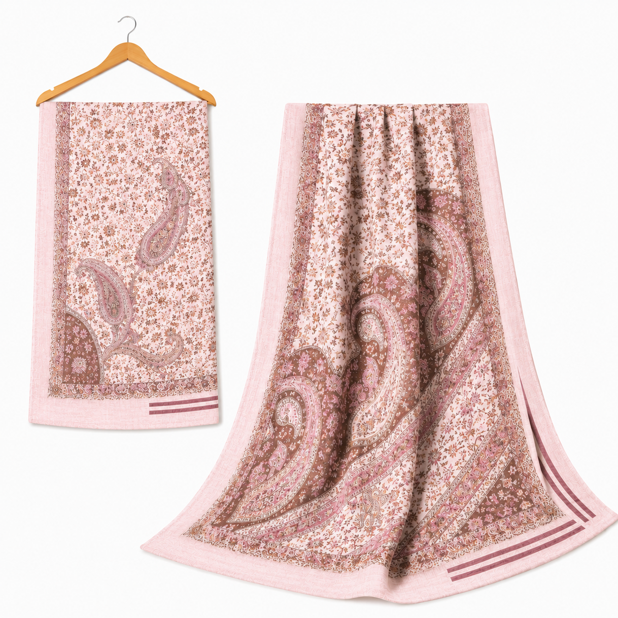 Stylengift Premium Lawn Printed Hijabs | Imported High-Quality Summer Scarf-SH-188