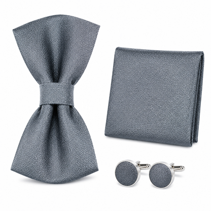 Bow Tie, Pocket Square & Cufflink The Elite 3-Piece Matching Set BPC 3004