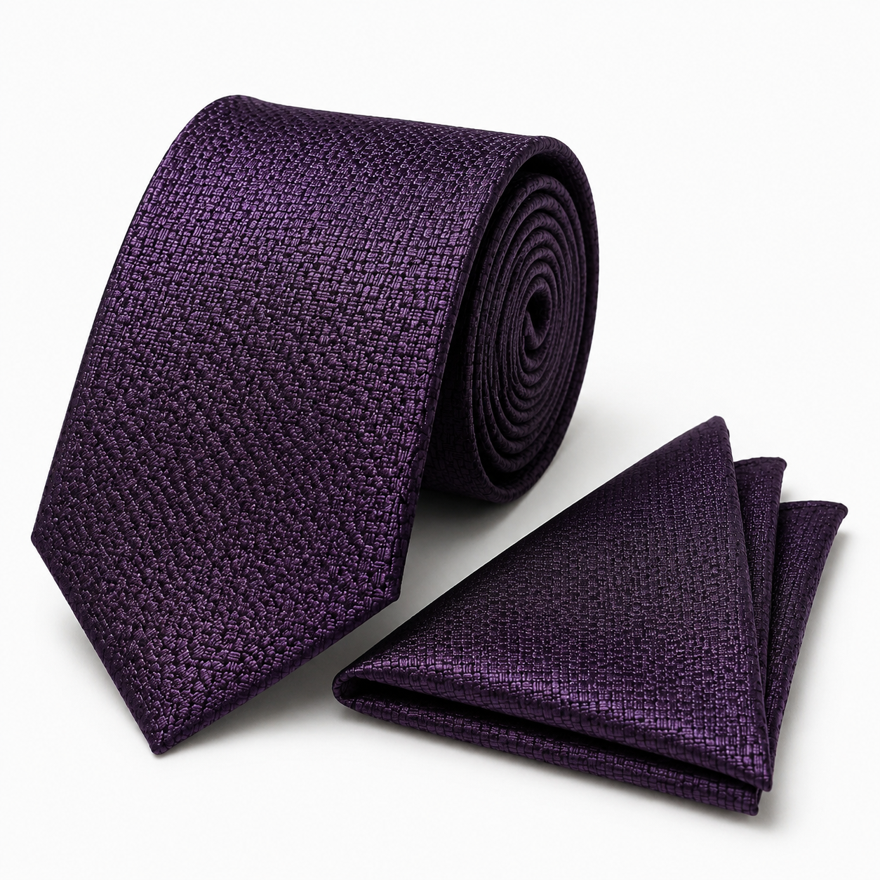 Men’s Tie & Pocket Square Set – Premium Formal Combo-TPS-054